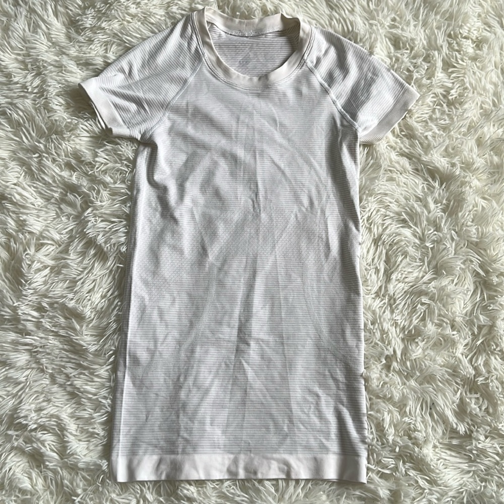 Swiftly Tech Short-Sleeve 2.0 by lululemon athletica in white